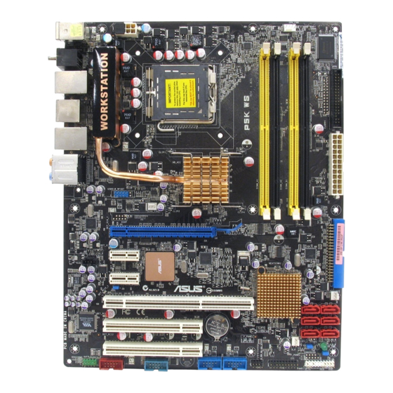 Asus P5K WS - Motherboard - ATX User Manual