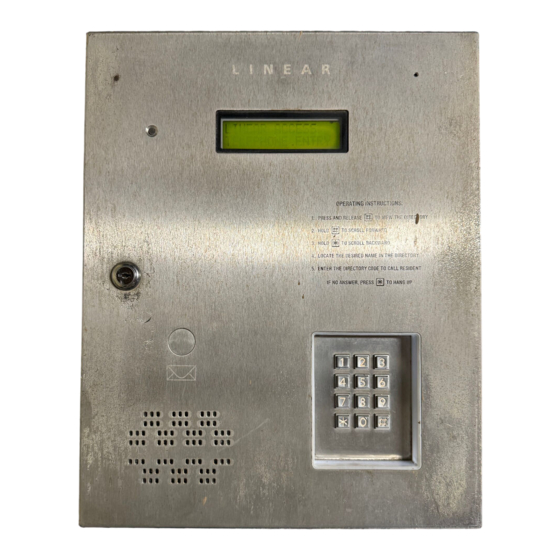 Linear AE1000Plus Installation Instructions Manual