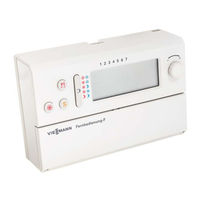 Viessmann F remote control Operating Instructions Manual