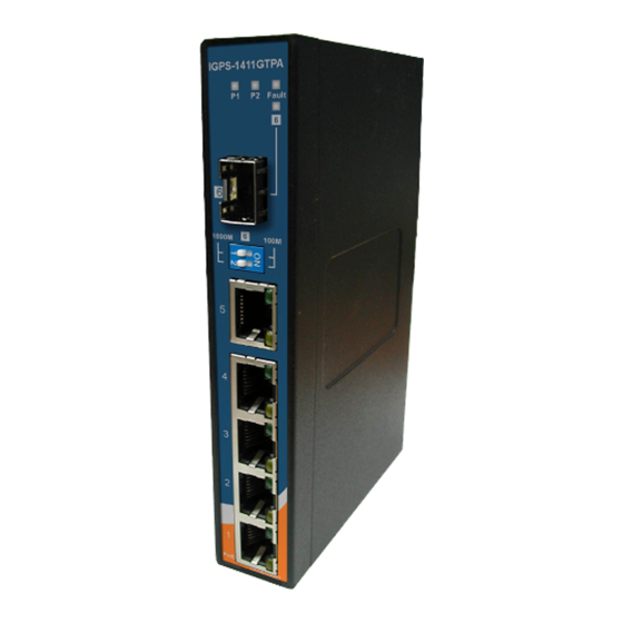 ORiNG IGPS-1411GTPA Quick Installation Manual