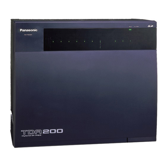 Panasonic KX-TDA100 Feature Manual