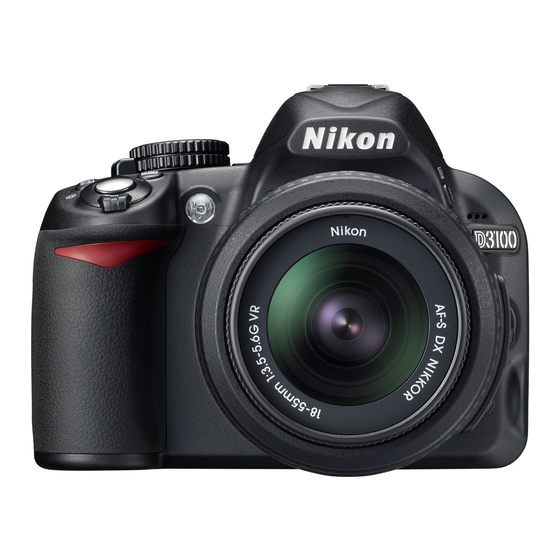 Nikon D3100 VBA28001 Repair Manual