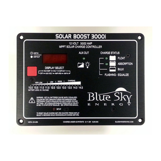 BLUE SKY SB3000i Installation And Operation Manual