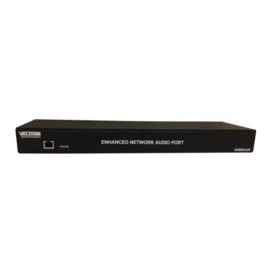 Valcom VE8001A Manual