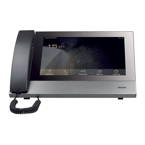 Bticino 37500 Quick Start Manual