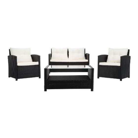 Safavieh Outdoor Vellor PAT7516 Assembly Instructions Manual