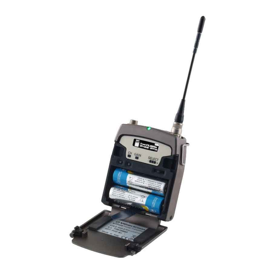 WisyCom MTP40 User Manual