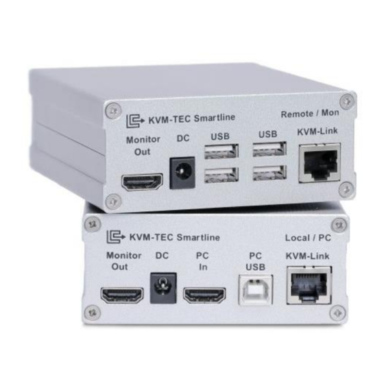 kvm-tec Smartline SVX Series Manuals