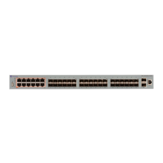 EXTREME SWITCHING VSP 4450GSX Series Installation Job Aid