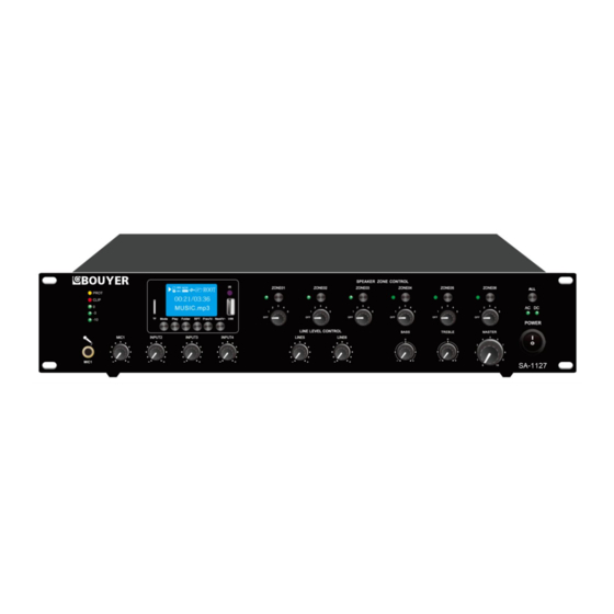 Bouyer SA-1127 Manual