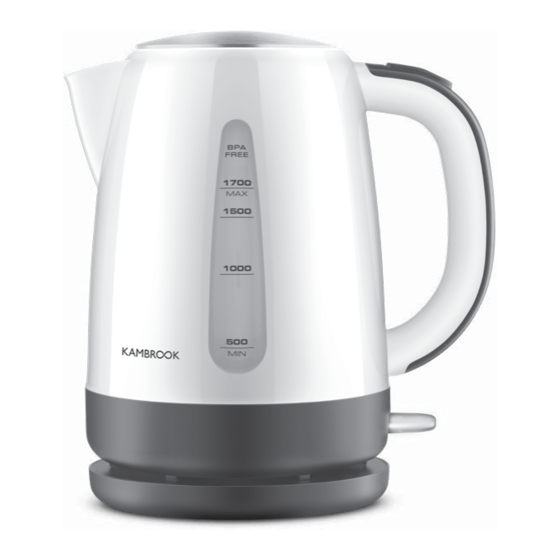 Kambrook KKE280WHT Electric Kettle Manuals