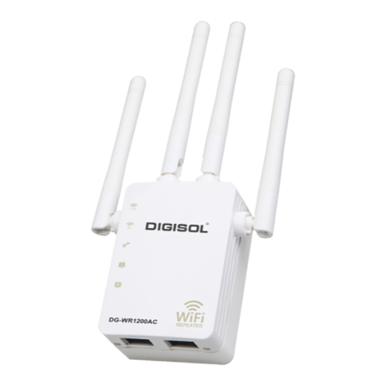 Digisol DG-WR1200AC Quick Installation Manual