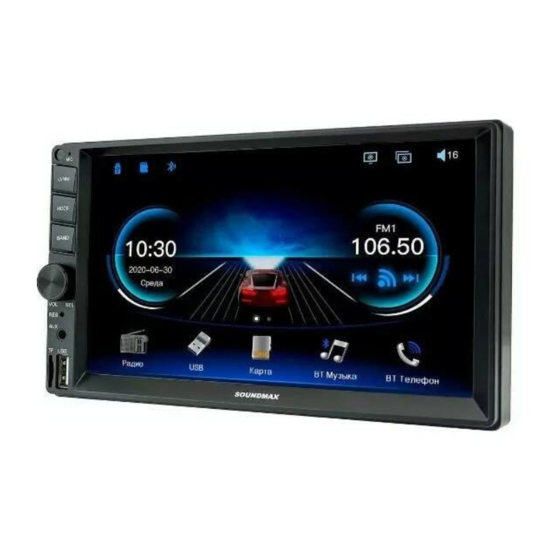 SoundMax SM-CCR4705 Instruction Manual