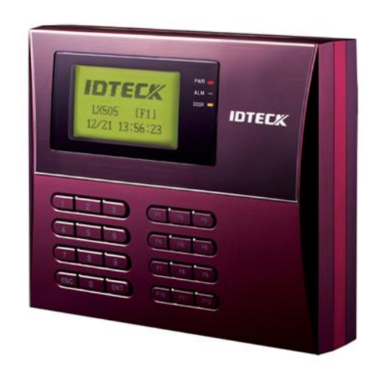 IDTECK LX505 User Manual