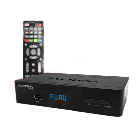 Ariva T40 User Manual