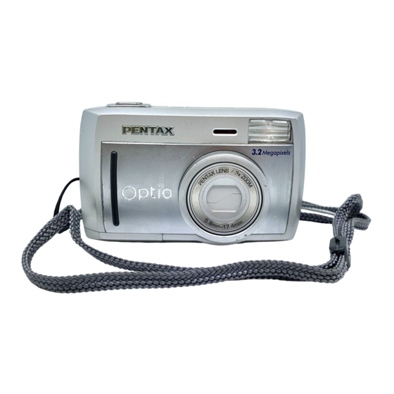 Pentax Optio 33L Operating Manual