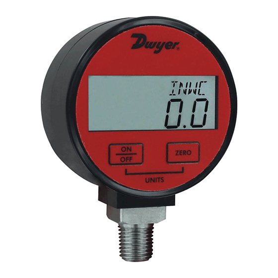 Dwyer Instruments DPGA series Specifications-Installation And Operating Instructions