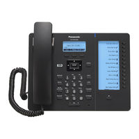 Panasonic KX-HTS Series Setup Reference Manual