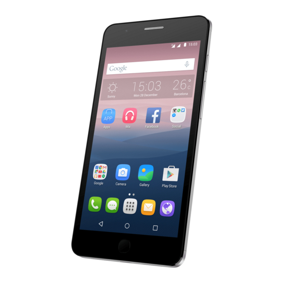 Alcatel One Touch Pop Up Quick Start Manual