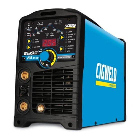 ESAB CIGWELD WeldSkill 205AC/DC Operating Manual