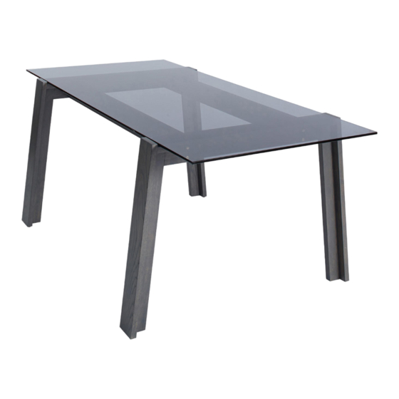 BluDot Lake Rectangular Dining Table Assembly Notes