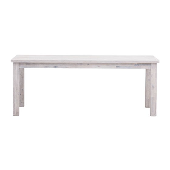 Amart Furniture CABOS DINING TABLE 2000 Assembly Instruction Manual