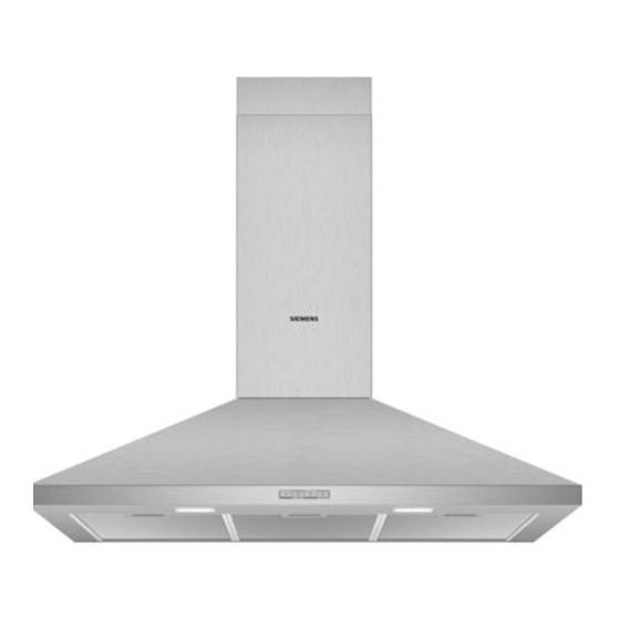 Siemens LC96PBC50 User Manual And Installation Instructions
