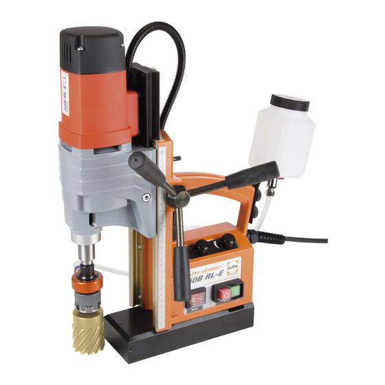 ALFRA ROTABEST 50B RL-E Operation Manual