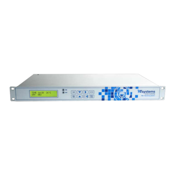 RT Systems TM3 Installation And User Manual