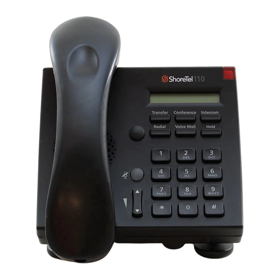 ShoreTel 110 User Manual