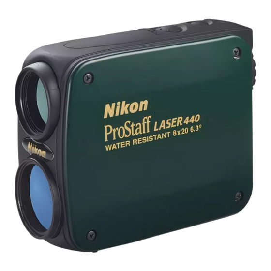 Nikon ProStaff LASER 440 Instruction Manual