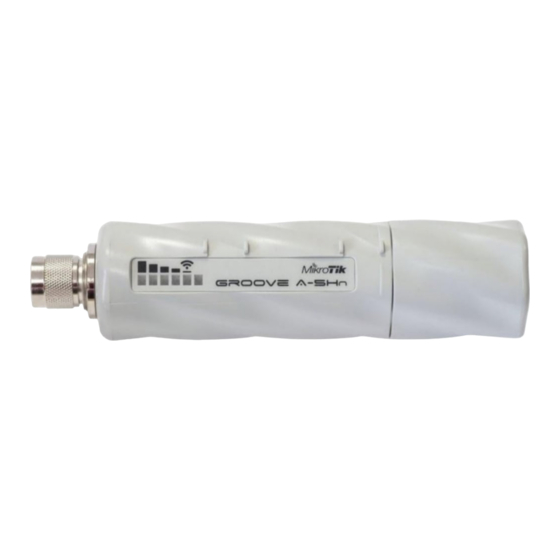 RouterBOARD Groove A-5Hn Quick Setup Manual And Warranty Information