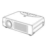 Sanyo PLC XU35 - XGA LCD Projector Owner's Manual