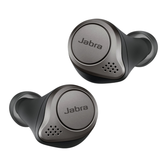 Jabra Elite 75t Manual