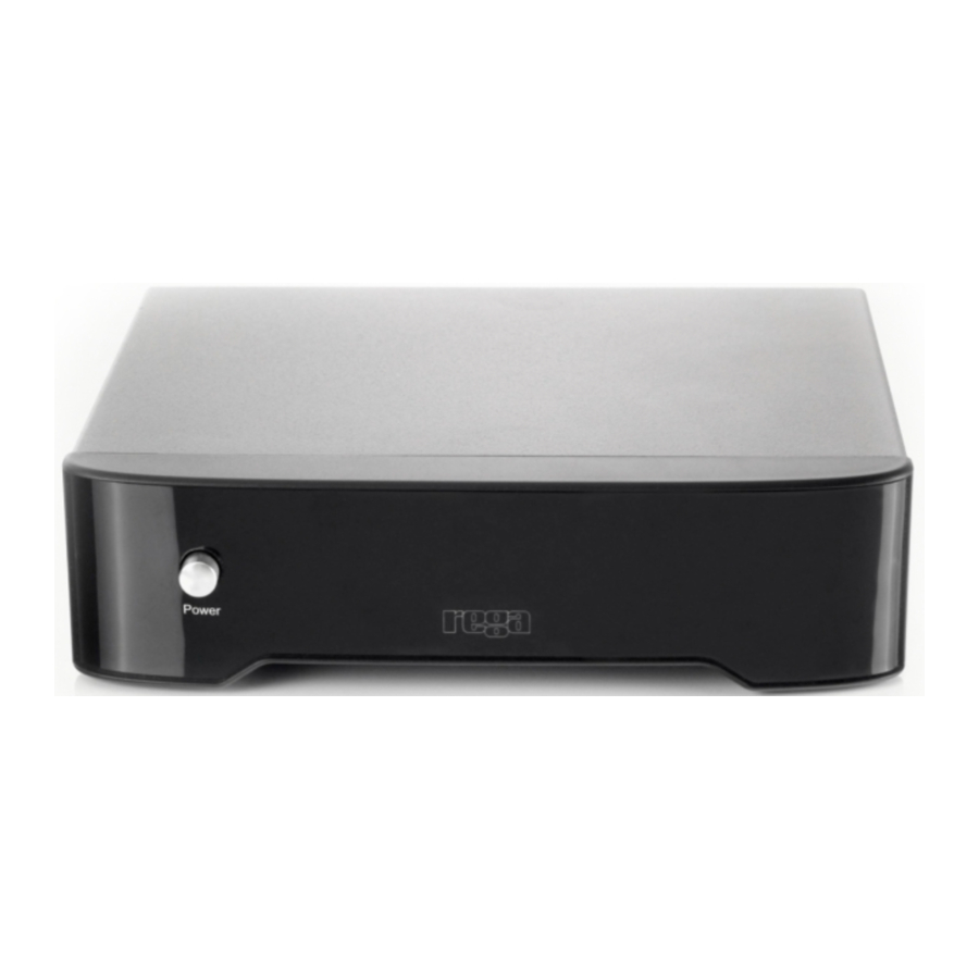 REGA Fono MM - Amplifier Manual