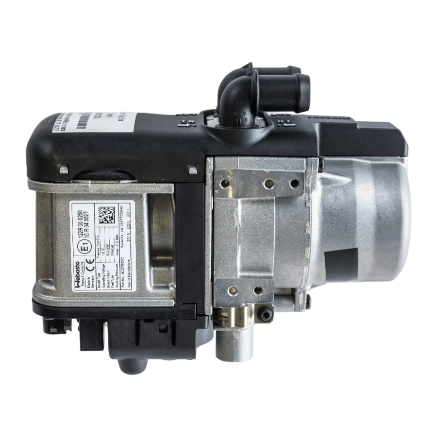 Webasto Thermo Top Evo Manual