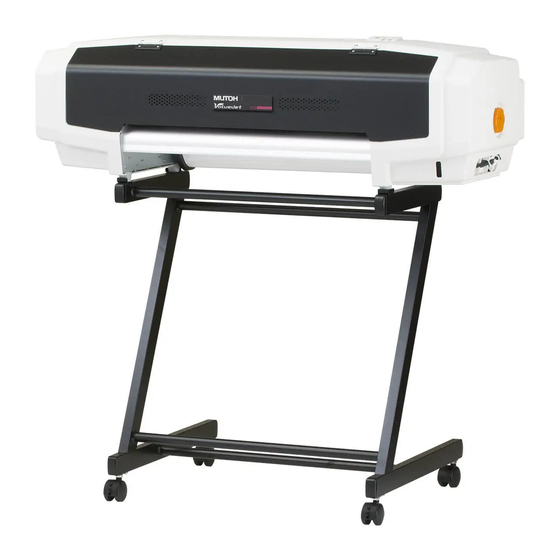 MUTOH ValueJet VJ-628 Startup Manual