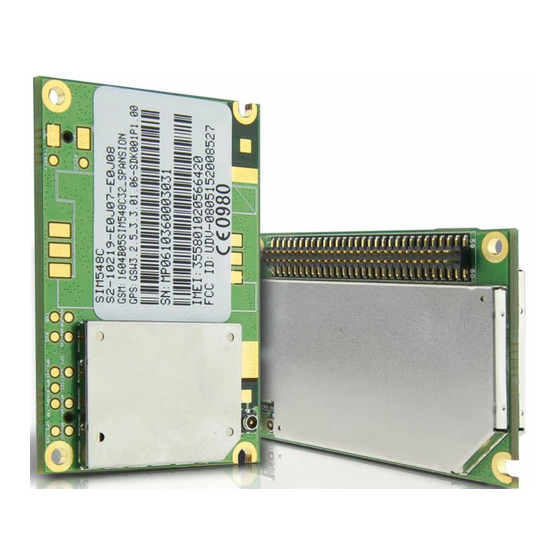 SimCom SIM548C HD V1.01 Hardware Design