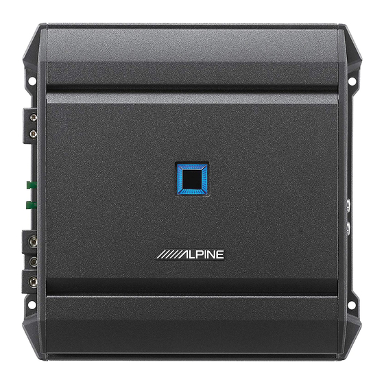 Alpine R-A75M Owner's Manual