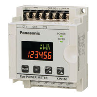 Panasonic KW1M Eco-Power METER User Manual