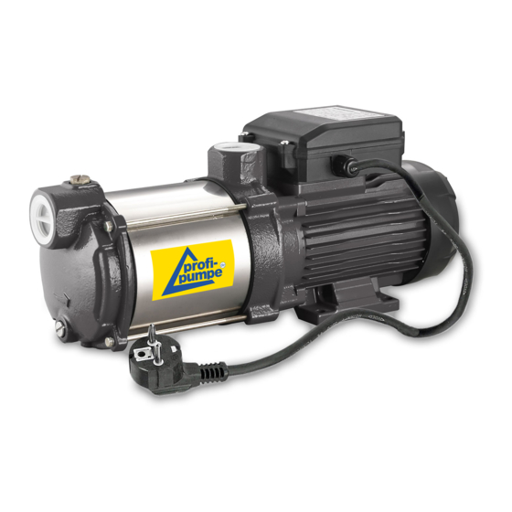 Profi-pumpe INNO-TEC 550-9 Operating Instructions Manual