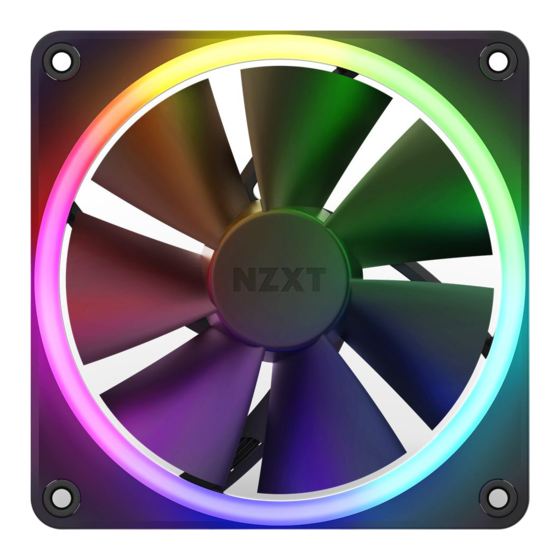 NZXT F120 RGB Core Manual