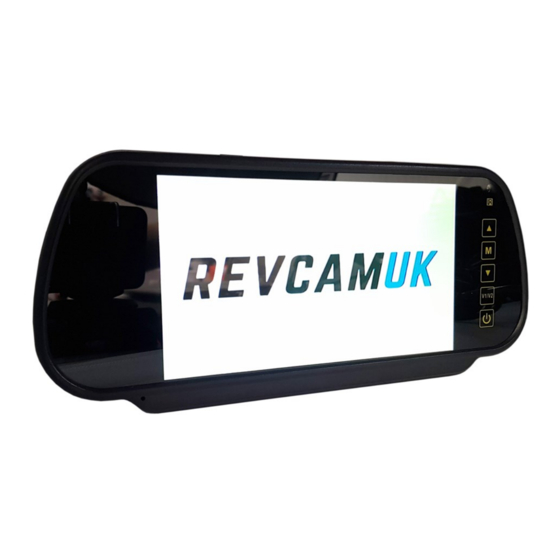 REVCAMUK MON293B Menu Manual