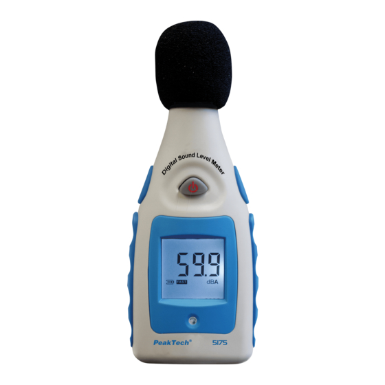 PeakTech 5175 Manual