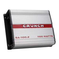 Crunch SA-1100.2 Quick Start Installation Manual