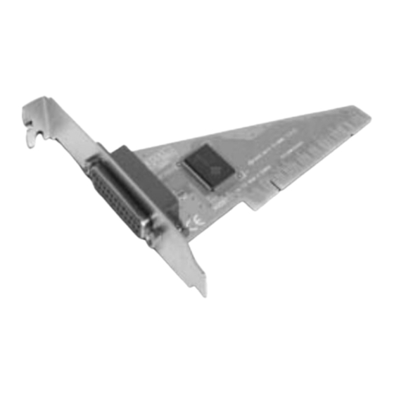 StarTech.com PCI1PECP3V Instruction Manual