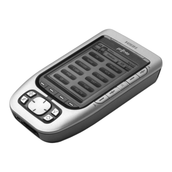 Philips Pronto NG User Manual