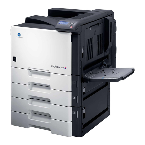 Konica Minolta Magicolor 8650 Service Manual