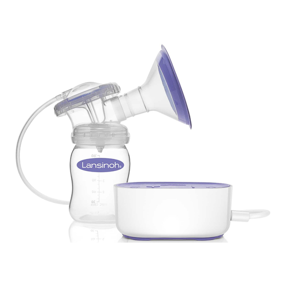 Lansinoh SINGLE ELECTRIC BREAST PUMP Instructions For Use Manual