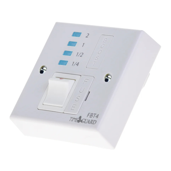 Timeguard FBT4 Installation & Operating Instructions Manual